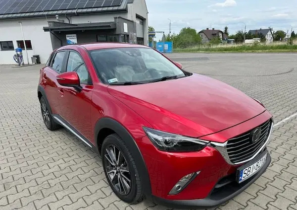 śląskie Mazda CX-3 cena 68000 przebieg: 111000, rok produkcji 2015 z Milicz